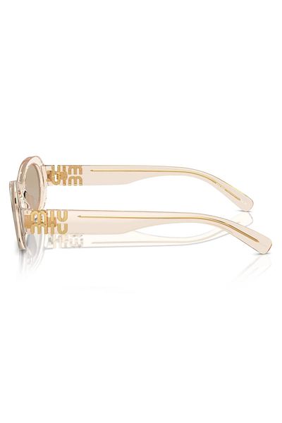 Miu Miu Women's Yellow Sunglasses - Mu 06Zs (11T40F) 50