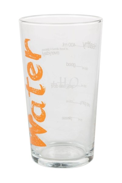 Mudo Home Water Glass Orange 570 ml
