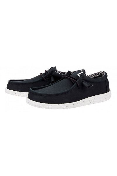 HEY DUDE Pantofi pentru bărbați (zilnic) HD.40700 Hey Dude Wally Canvas 66 Negru/Alb
