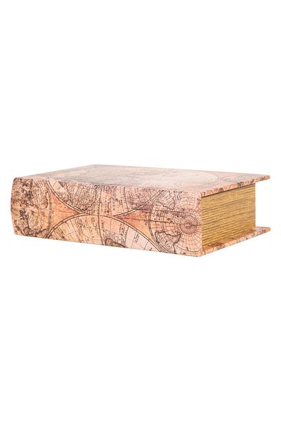 Mudo Home 13x5x19cm Map Kitap Box