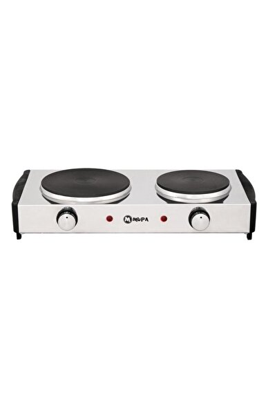 Mupa Plus Inox Elektrikli Ocak Ikili 1000 1500w