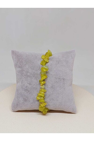 Yasamtohumu Zebercet kamen peridot - Narukvica od malih kamenčića (52150)