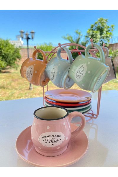 Perotti 81008 Coffee Set with 6 Stands