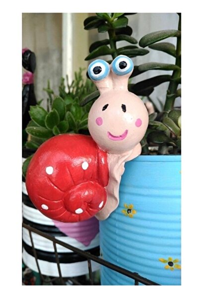 Gardenia Art Hobi Salyangoz Saksı Süsü