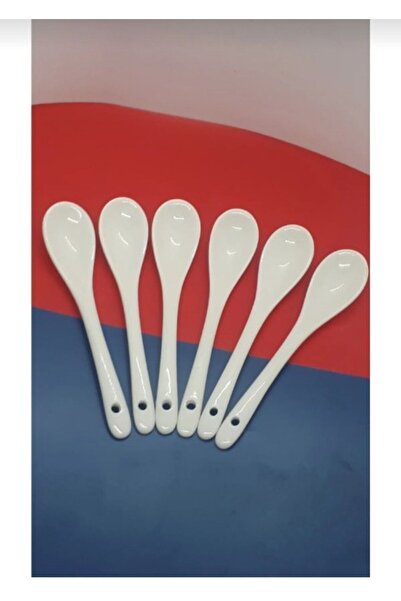 Ervo Reklam Ervo Reklam 6 Adet Lux Seramik Çay .şeker. Reçel Kaşığı. Neskafe Kaşığı. Tatlı Kaşığı