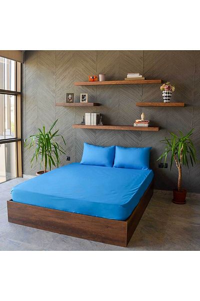 Yuvam Single Flat Painted Sheet Set 100% Cotton Ranforce