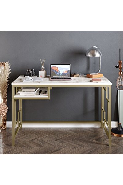 Decorotika DECOROTİKA VİCTORY ÇALIŞMA MASASI GOLD