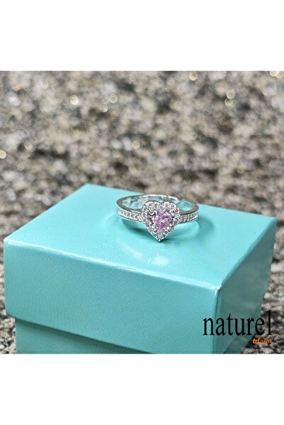 Naturel Tılsım خاتم من الفولاذ المقاوم للصدأ باللون الوردي