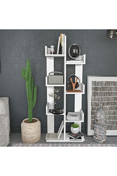 Decorotika LUİSA KİTAPLIK BEYAZ