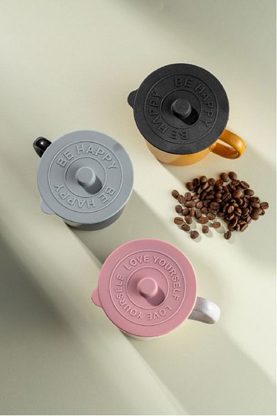 Vienev 3 Pieces Silicone Heat Protective Cup Cover