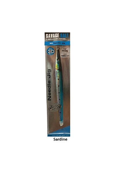 Savage Gear 3d Needle Jig 40 gr 15 Cm Suni Yem (İĞNESİZ)