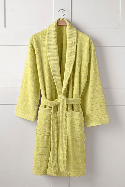 neşe home collection Emma μπουρνούζι κίτρινο
