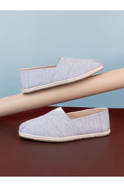 Styli Round Toe Espadrilles with Retro Handmade Rope Sole