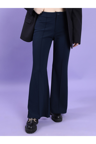 Tokyo Talkies By Styli High Rise Flared Bootcut Trouser