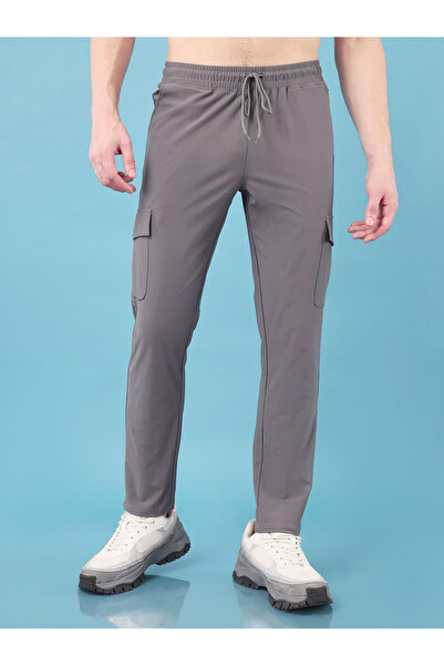 Technosport By Styli 4-Way Stretch Cargo Pants with Drawstring