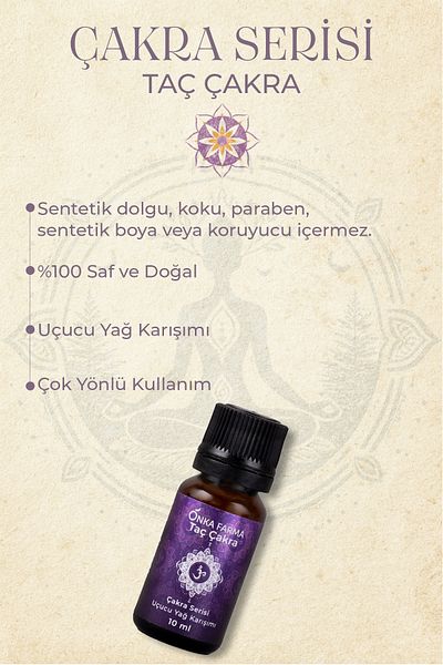 OnkaFarma Onka Farma - Crown Chakra Aromatherapy Oil 10 ml