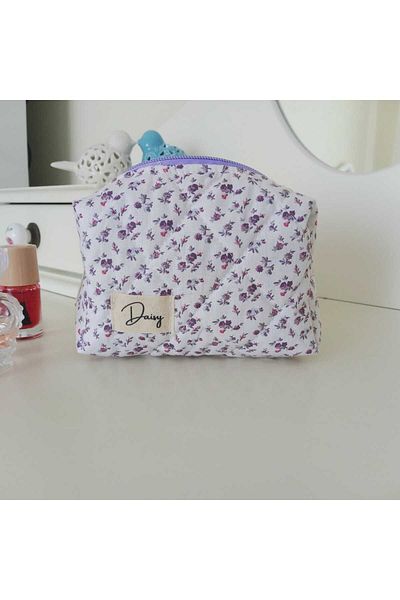 Daisy Small Size Makeup and Lipstick Bag