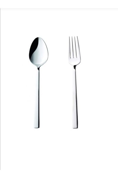KAZICI Set of 24 Dessert Spoons and Dessert Forks