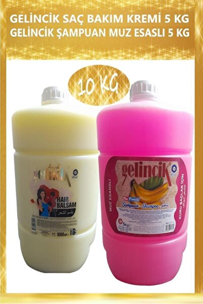 Gelincik بلسم وشامبو أساس الموز 5+5 كجم