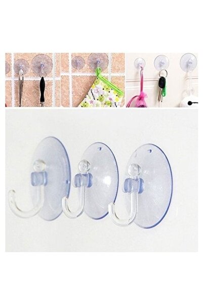 deniz sport Vantuzlu Öpücük Askılıklı Kancalı 4 Cm 100 Adet