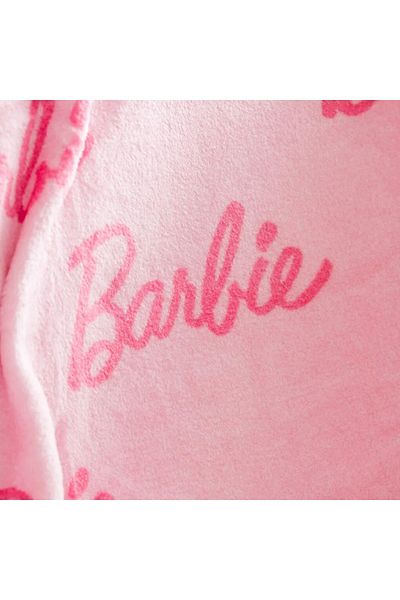 LC Waikiki Cartoon Hero LCW HOME Barbie Printed TV Blanket 100x150 Cm Single Size 100 x 150 Polyester Pink