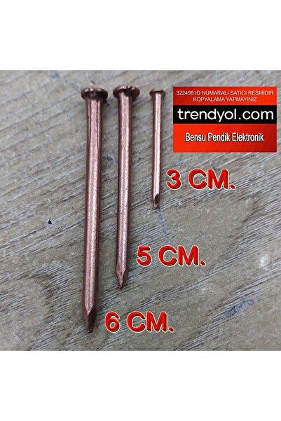 BAKIRSAN 6cm Bakır Çivi 6 Cm Bakır Çivi 6cm Saf Bakır Çivi 6 Cm 1 Adet Sayfayı Okuyunuz Bensu Pendik