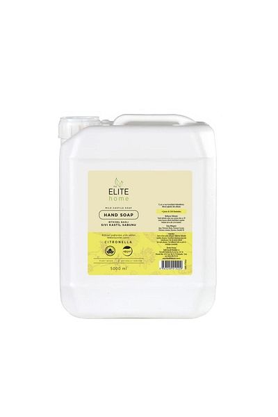 The Elite Home Vegetable Based and Vegan Certified Liquid Hand Soap 5kg Citronella