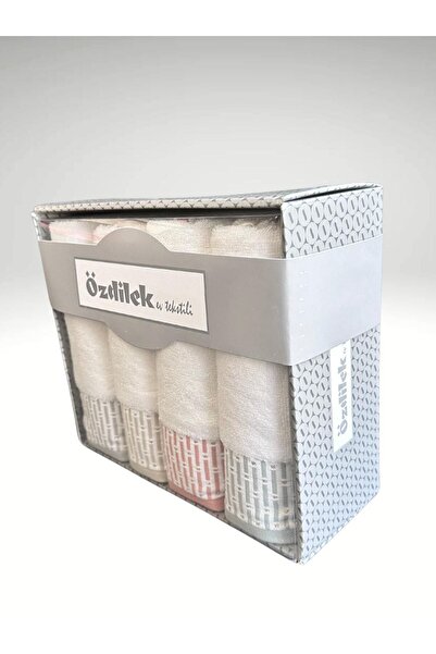 Özdilek Сучасний комплект з 4 предметів: ковдра, рушник для обличчя та довгий рушник 50x90