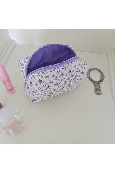 Daisy Small Size Makeup and Lipstick Bag