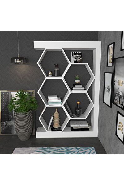 Decorotika ARTEMİS KİTAPLIK BEYAZ