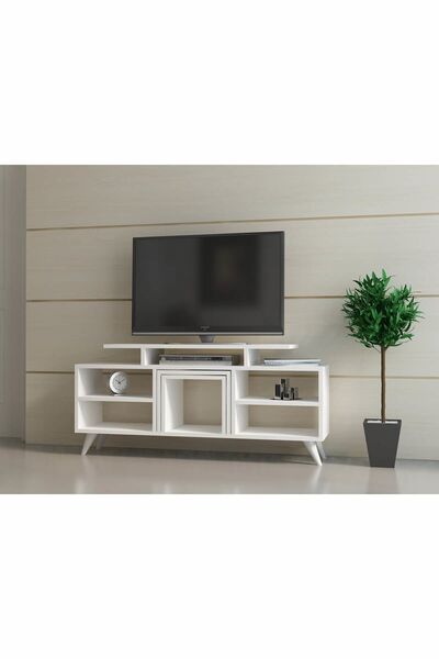 Decorotika Kutay Tv Ünitesi Beyaz