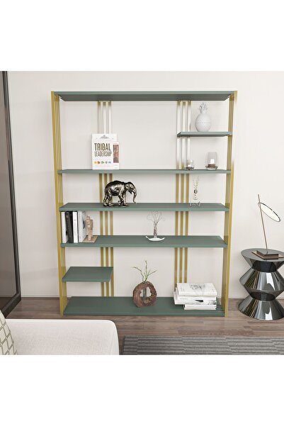 Decorotika JENNY  KİTAPLIK GREEN GOLD DEMİR