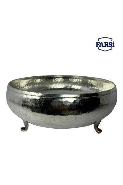 kuyaş Bakircilik Mükemmel el yapımı Gümüş kaplamalı Bakır Kase Çorbalık ,salatalık kasesi,meyvelik kasesi 20*20*10