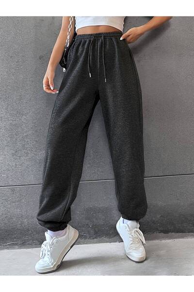 EYAX MODA Comfortable Cut Large Size Sweatpants