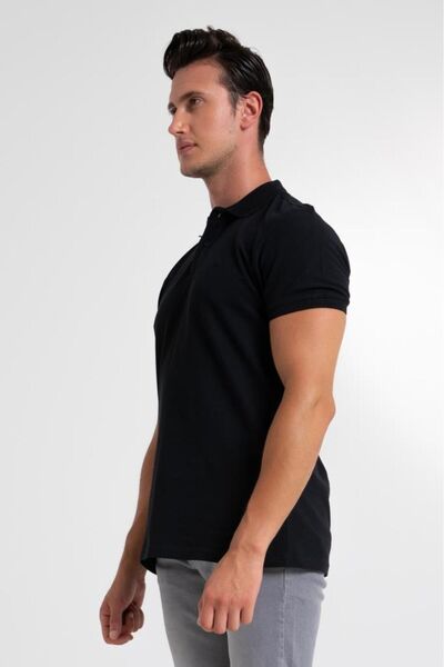 HLT JEANS Pánské tričko s pololímečkem – pohodlný střih, 100% bavlna, nekrčí se – Hlthe 012001