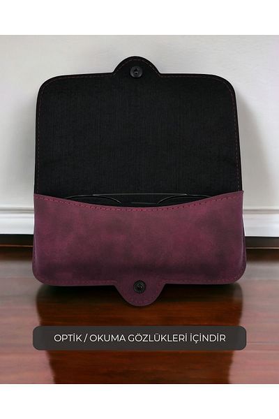 Milleniva Ochelari de lectură cu capac lat violet și husă pentru husă - Protecție pentru ochelari