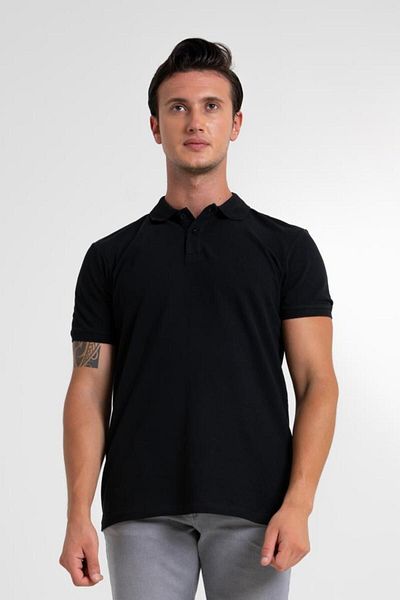 HLT JEANS Ανδρικό μπλουζάκι Polo Collar - Άνετη εφαρμογή, 100% βαμβάκι, που δεν συρρικνώνεται - Hlthe 012001