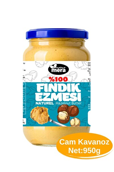 %100 Saf Şeker Ilavesiz Fındık Ezmesi 950 G