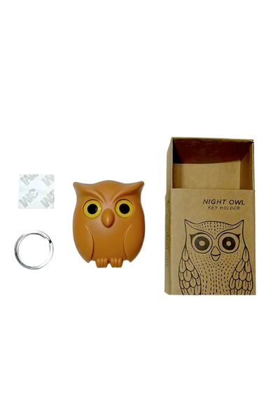 Generic Brand Modern Magnetic Owl Hanger, Keychain Holder, Easy Installation, Suitable for Keys and Small Items