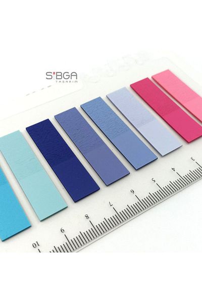 sibga tasarım Transparent Colored Postit Post-it Post ItBookmark Bookmark Postit Sticker Note Paper 200 Sheets