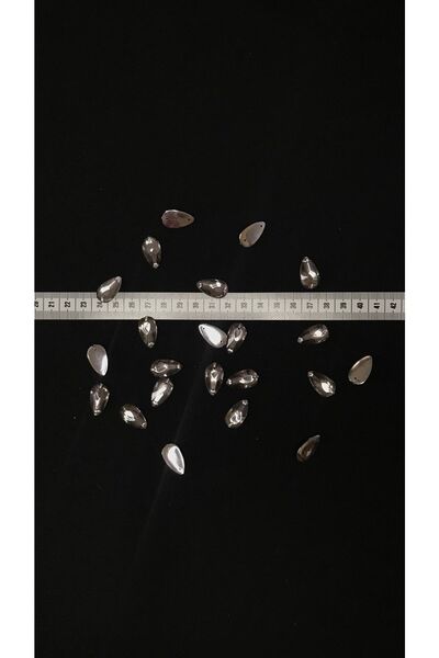 Ozpas Plastične perle u obliku suza 2cm 25kom