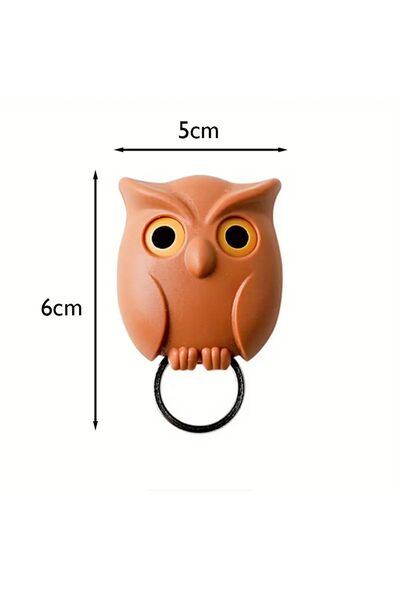 Generic Brand Modern Magnetic Owl Hanger, Keychain Holder, Easy Installation, Suitable for Keys and Small Items