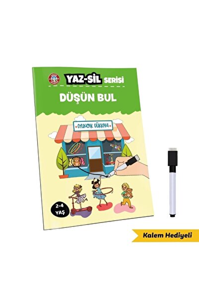 Çocuk Akademi Yaz Sil Serisi Düşün Bul