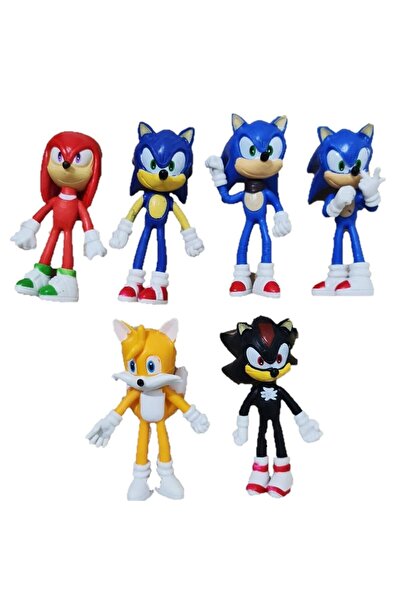 Ailenizin Oyuncakçısı Sonic Ve Arkadaşları Figür Oyuncak Seti 6'lı
