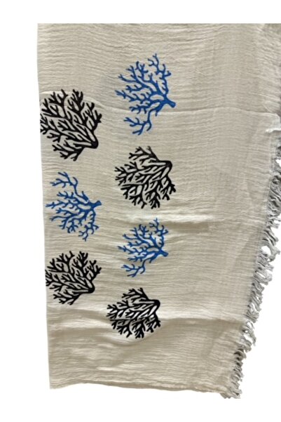 PHUTİ COLLECTION بيشتيمال موسلين مطبوع مرجاني