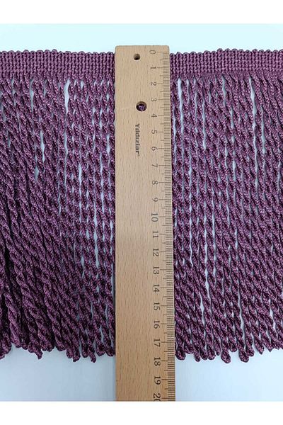 KATMERTEKS Fringe 10 Meters Plum Color Decorative Strip Purple