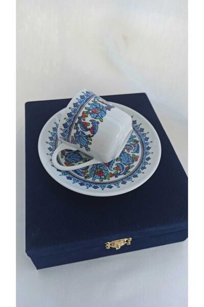 Nihal Süeda Single Velvet Cup - Topkapı Model Gift