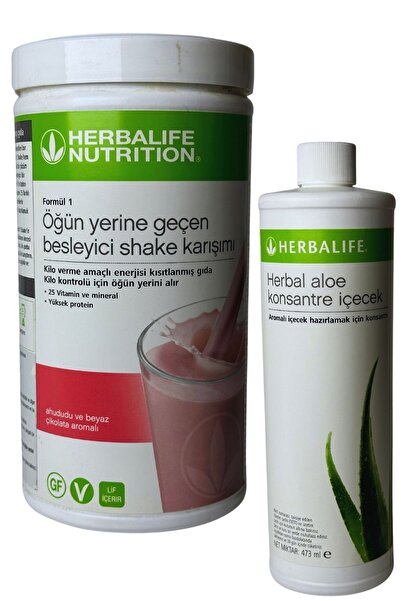 Herbalife Shake 550Gr + Detoks Aloe Vera Su 473 Ml