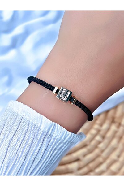 KBC STORE Lettered Kbc Rope Bracelet - Letter U