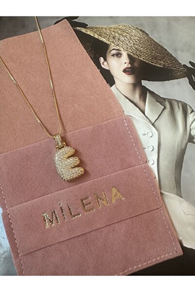 Milena Designer Store Milena Harf Kolye - E
